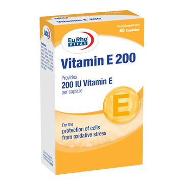 تصویر  کپسول ویتامین E 200 یوروویتال 60 عددی