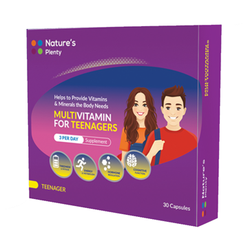 تصویر  کپسول مولتی ویتامین نوجوانان و جوانان نیچرز پلنتی 30 عددی