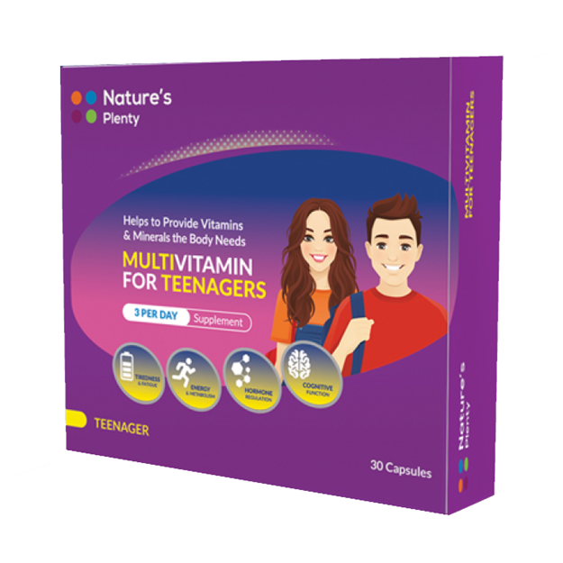 تصویر  کپسول مولتی ویتامین نوجوانان و جوانان نیچرز پلنتی 30 عددی