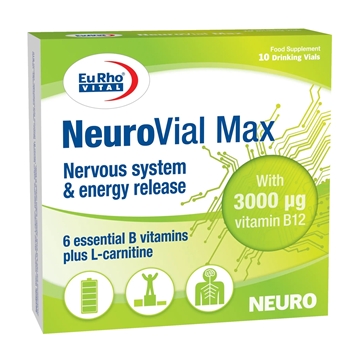 تصویر  ویال خوراکی نوروویال مکس یوروویتال 10 عددی