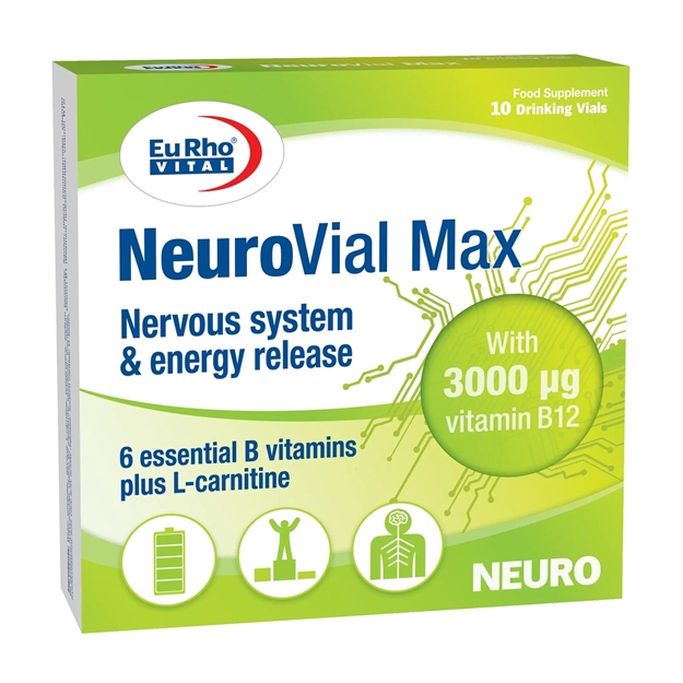 تصویر  ویال خوراکی نوروویال مکس یوروویتال 10 عددی