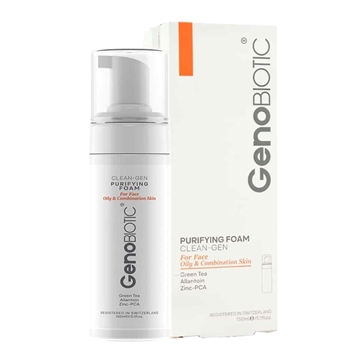 تصویر  فوم شستشوی صورت پوست چرب و مختلط ژنوبایوتیک 150 میل