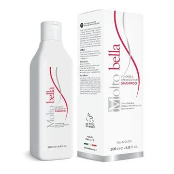 تصویر  شامپو موهای رنگ شده و آسیب دیده مولتوبلا 200 میل