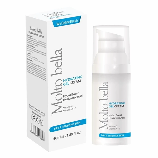 تصویر  ژل کرم آبرسان پوست خشک و حساس مولتوبلا 50 میل