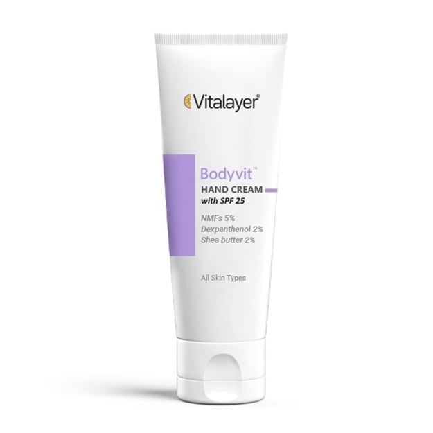 تصویر  کرم مرطوب کننده دست SPF25 بادی ویت ویتالیر 75 میل