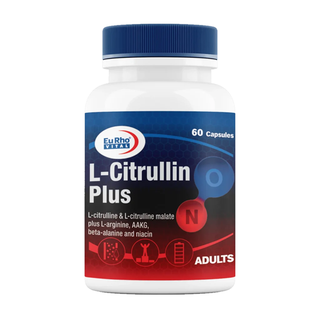 تصویر  کپسول ال-سیترولین پلاس یوروویتال 60 عددی