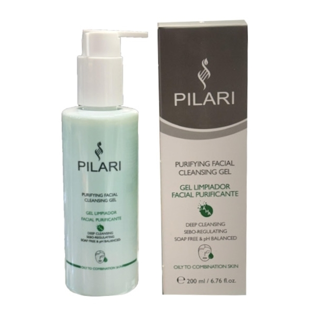 تصویر  ژل شستشوی پوست مختلط تا چرب حاوی AHA پیلاری 200 میل