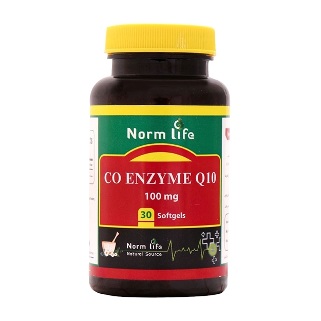 تصویر  سافت ژل کو آنزیم کیوتن 100 میلی گرم نورم لایف 30 عددی