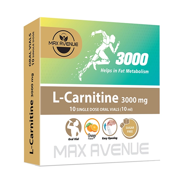 تصویر  ویال خوراکی ال-کارنیتین 3000 مکس اونیو 10 عددی