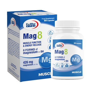 تصویر  کپسول مگ 8 یوروویتال 60 عددی