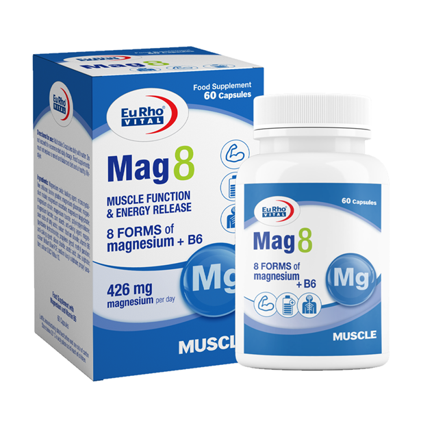 تصویر  کپسول مگ 8 یوروویتال 60 عددی