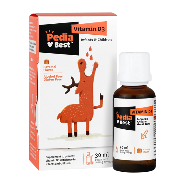 تصویر  قطره ویتامین D3 پدیابست 30 میل