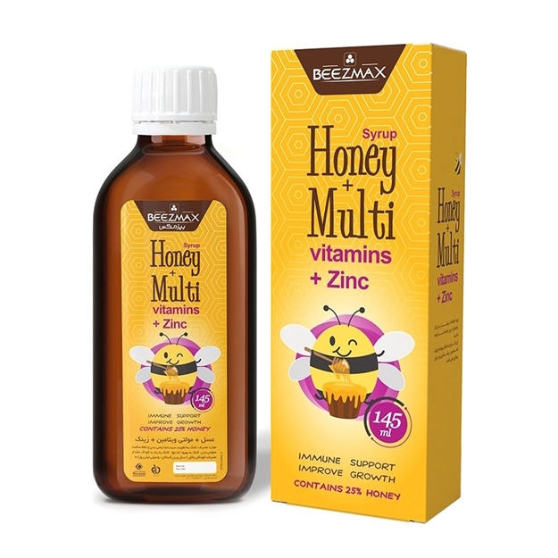 تصویر  شربت هانی مولتی بیزمکس 145 میل