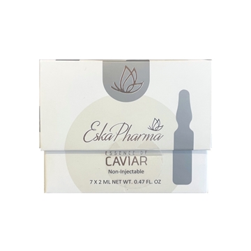 تصویر  آمپول خاویار جوانسازی پوست (غیر قابل تزریق) اسکا فارما 7 عددی