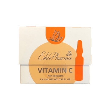 تصویر  آمپول ویتامین سی (غیر قابل تزریق) اسکا فارما 7 عددی