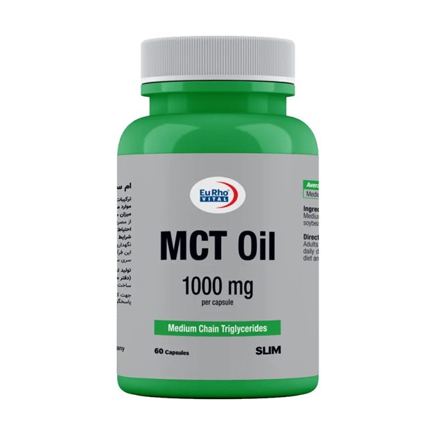 تصویر  کپسول ام سی تی اویل 1000 میلی گرم یوروویتال 60 عددی