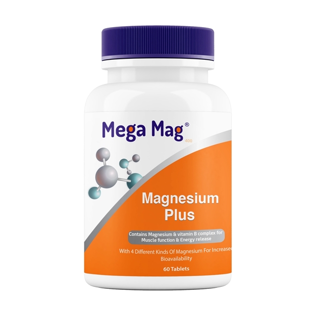 تصویر  قرص منیزیم پلاس مگامگ 60 عددی