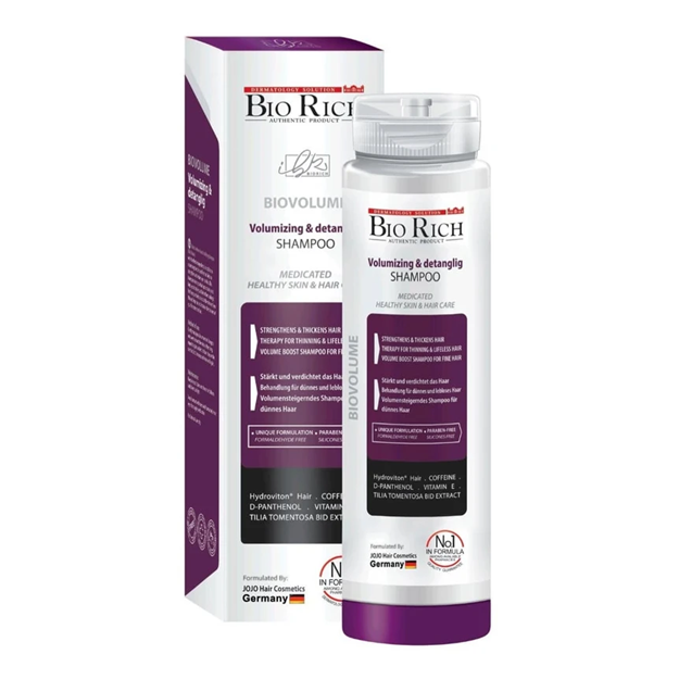 تصویر  شامپو حجم دهنده و تقویت کننده بایوریچ 250 میل