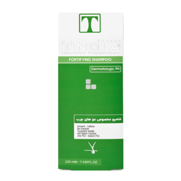 تصویر  شامپو ضد ریزش مو چرب تینولا 220 میل