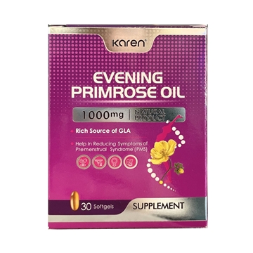 تصویر  کپسول روغن گل مغربی 1000 میلی گرم کارن 30 عددی