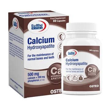 تصویر  کپسول کلسیم هیدروکسی آپاتیت یوروویتال 60 عددی