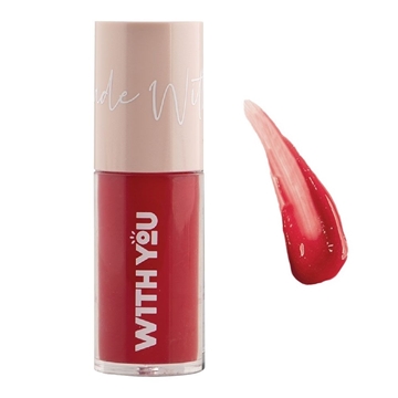 تصویر  تینت کرمی لب و گونه رنگ C2 رزی ویت یو