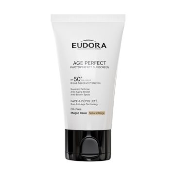تصویر  کرم ضدآفتاب مجیکال SPF50 رنگ بژ طبیعی ادورا مکس 40 میل