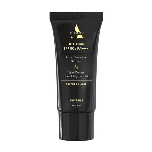 تصویر  کرم ضد آفتاب بی رنگ SPF50 فاقد چربی اورلین 40 میل