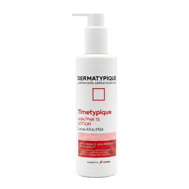 تصویر  لوسیون لایه بردار AHA/PHA 15% تایم تیپیک درماتیپیک 200 میل