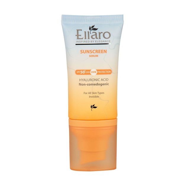 تصویر  سرم ضد آفتاب بی رنگ SPF50 الارو 40 میل