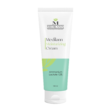 تصویر  کرم مرطوب کننده قوی حاوی آمونیوم لاکتات %12 مدیلن 100 میل