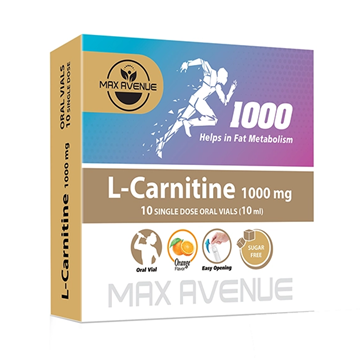تصویر  ویال خوراکی ال-کارنیتین 1000 مکس اونیو 10 عددی