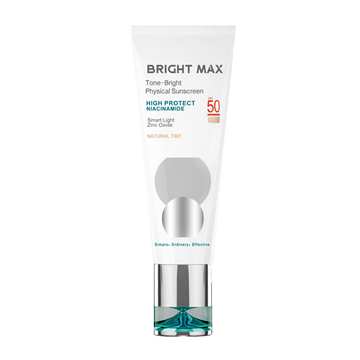 تصویر  کرم ضد آفتاب فیزیکال رنگی SPF50 برایت مکس 40 میل