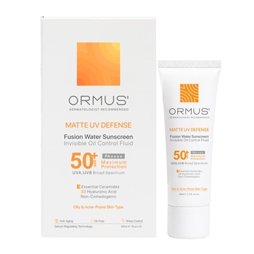 تصویر  فلوئید ضد آفتاب مات SPF50 پوست چرب اورموس 50 میل